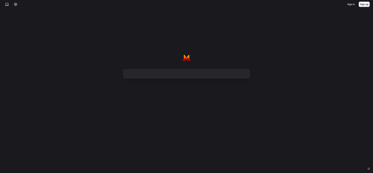 Screenshot of the official Mistral website